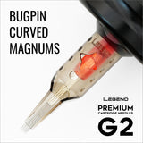 Legend Premium Cartridges G2 (2. Gen.) – Bugpin Curved Magnums – #8 (0,25 mm) – 20 Stück/Box
