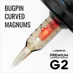 Legend Premium Cartridges G2 (2. Gen.) – Bugpin Curved Magnums – #8 (0,25 mm) – 20 Stück/Box