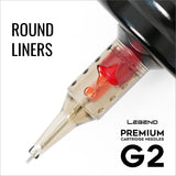 Legend Premium Cartridges G2 (2. Gen.) - Round Liners - #12 (0,35 mm) - 20 Stk./Box