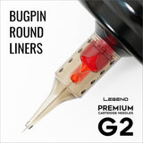Legend Premium Cartridges G2 (2. Gen) - Bugpin Round Liner - #8 (0,25mm) - 20 Stück/Box