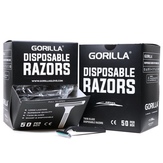 Gorilla Black Twin Blade Rasierer (50/Box) – Preis pro Box