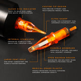 CAM x AMI JAMES Cartridges - Round Liner - #12 (0.35 mm) - 20 Stück/Box
