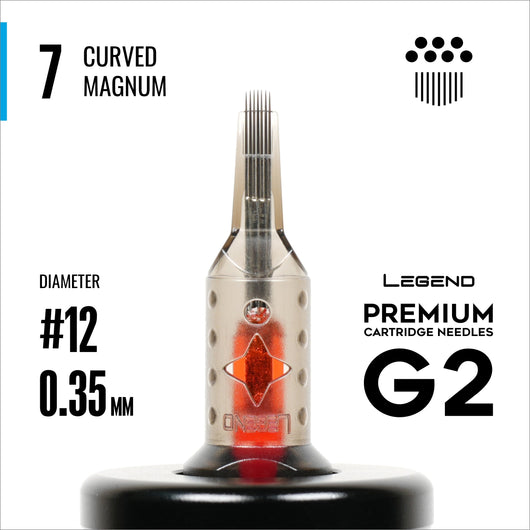 Legend Premium Cartridges G2 (2. Gen.) - Curved Magnums - #12 (0,35 mm) - 20 Stk./Box