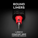 Legend Comfort Grip Cartridges – Round Liner – #12 (0,35 mm) – 20 Stück/Box