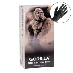Gorilla schwarze Nitril-Untersuchungshandschuhe – strapazierfähig