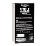 Gorilla schwarze Nitril-Untersuchungshandschuhe – strapazierfähig