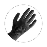 Gorilla schwarze Nitril-Untersuchungshandschuhe – strapazierfähig