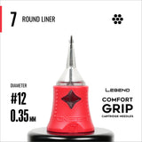 Legend Comfort Grip Cartridges – Round Liner – #12 (0,35 mm) – 20 Stück/Box